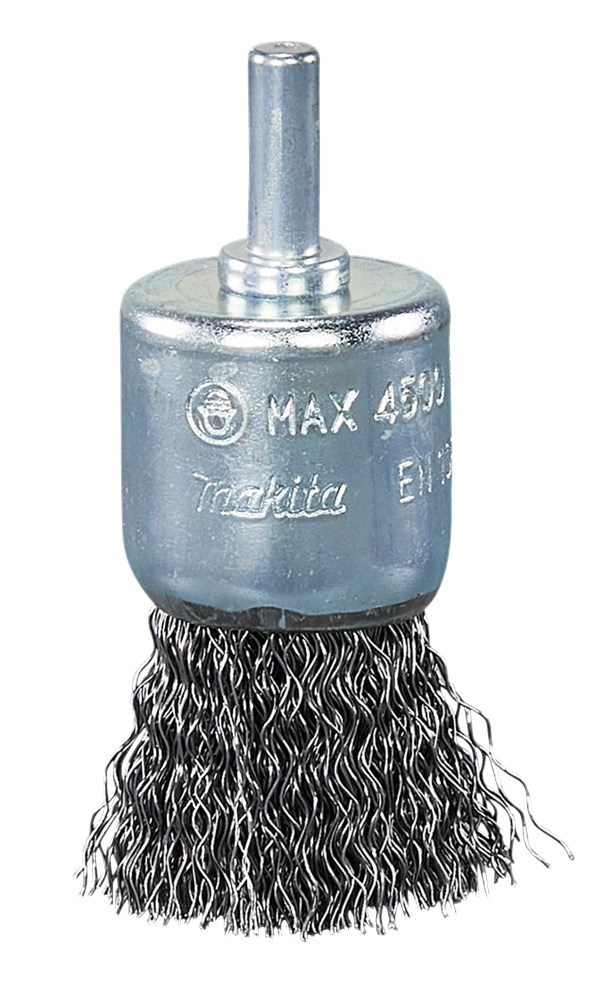 penseelborstel staaldraad gegolfd makita