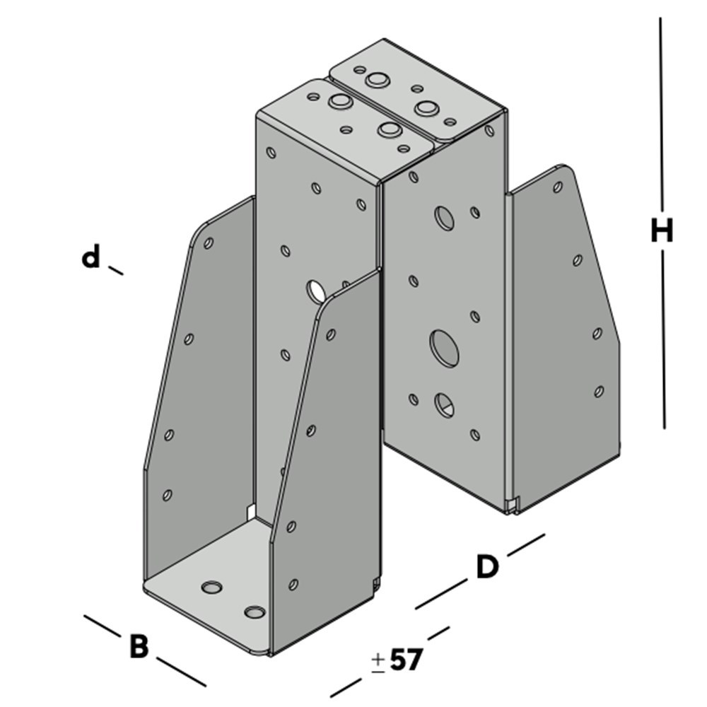 balkdrager gbs dubbel sv-4