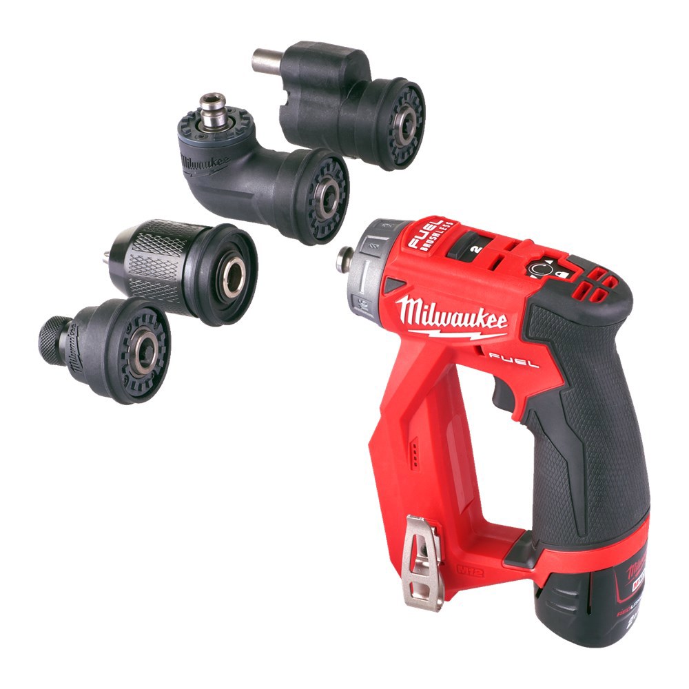 Accu Boor-/ Schroefmachine Milwaukee - M12 FDDXKIT-202X 12.0V