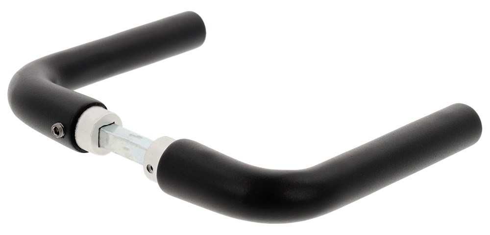 deurkruk aluminium mat zwart oxloc