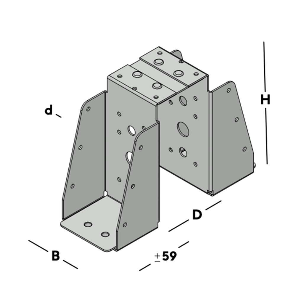 balkdrager gbs dubbel sv-4