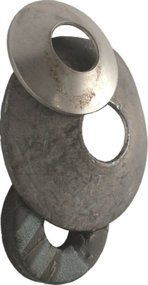 Sluitschelp Rvs Lood Bitumen - 3-DELIG