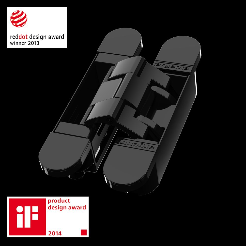 onzichtbaar scharnier mat zwart argenta