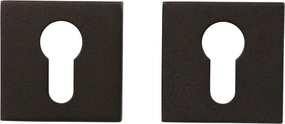 profielcilinderrozet rvs a2 zwart oxloc