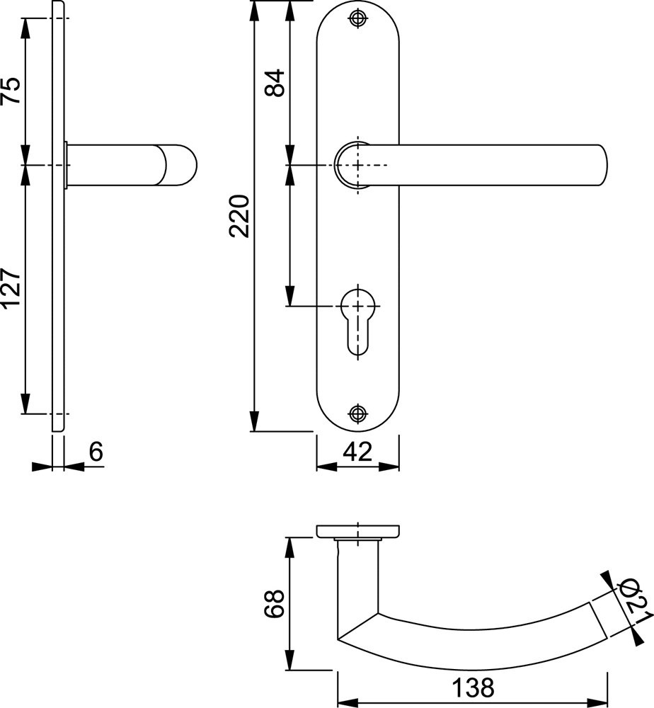 deurkrukgarnituur rvs hoppe-3