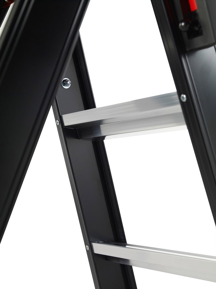 trapladder dubbel aluminium zwart altrex-8