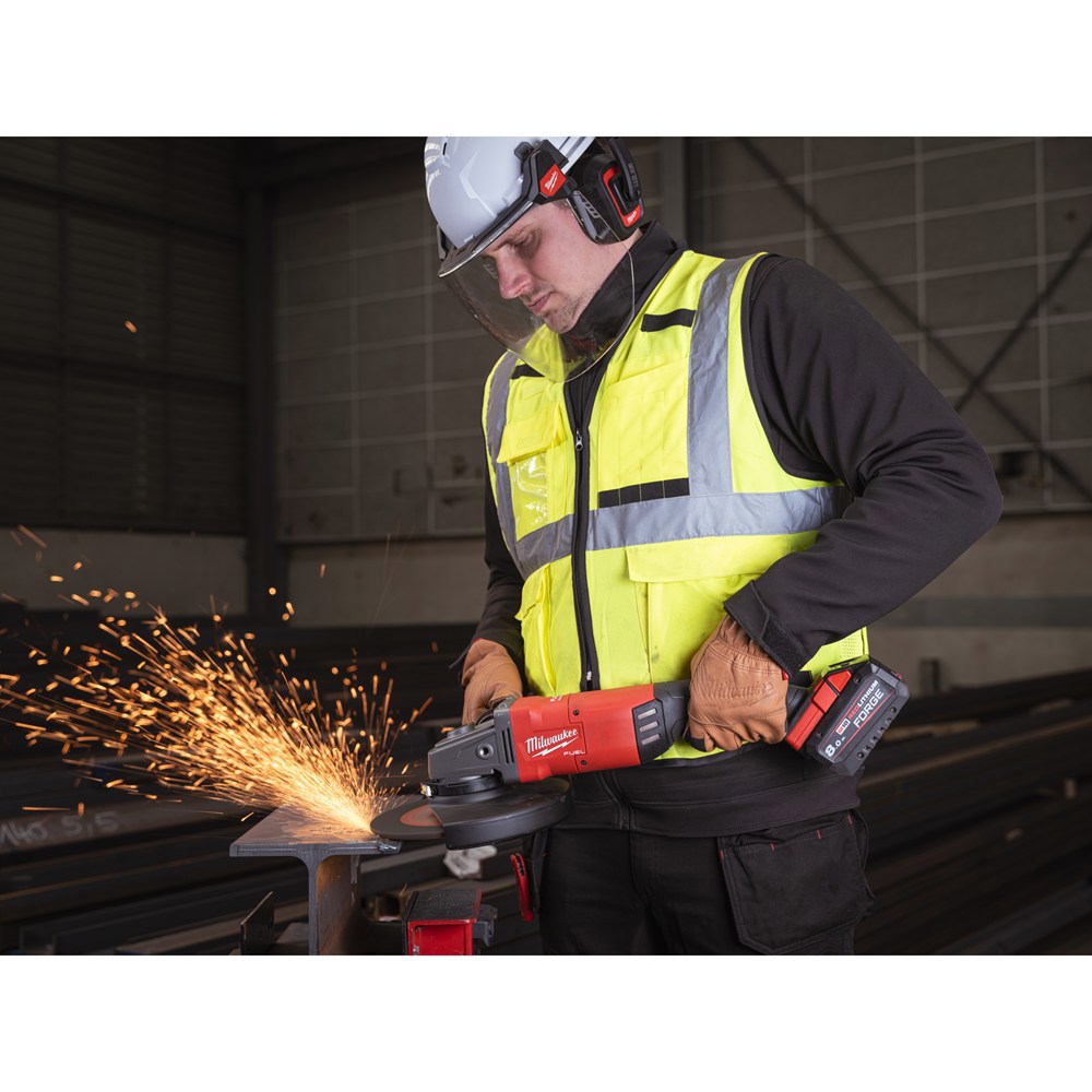 accu haakse slijper milwaukee 230mm-25