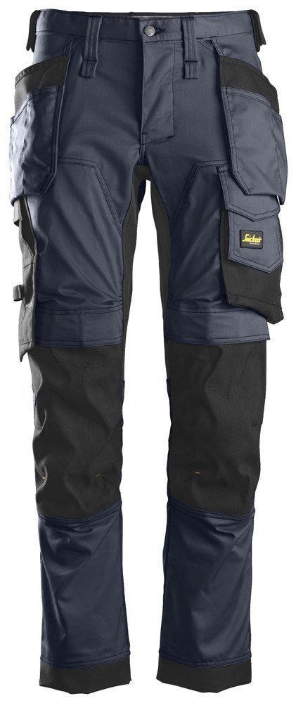 Werkbroek Allroundwork Stretch Snickers - 6241 DONKERBLAUW/ZWART 048