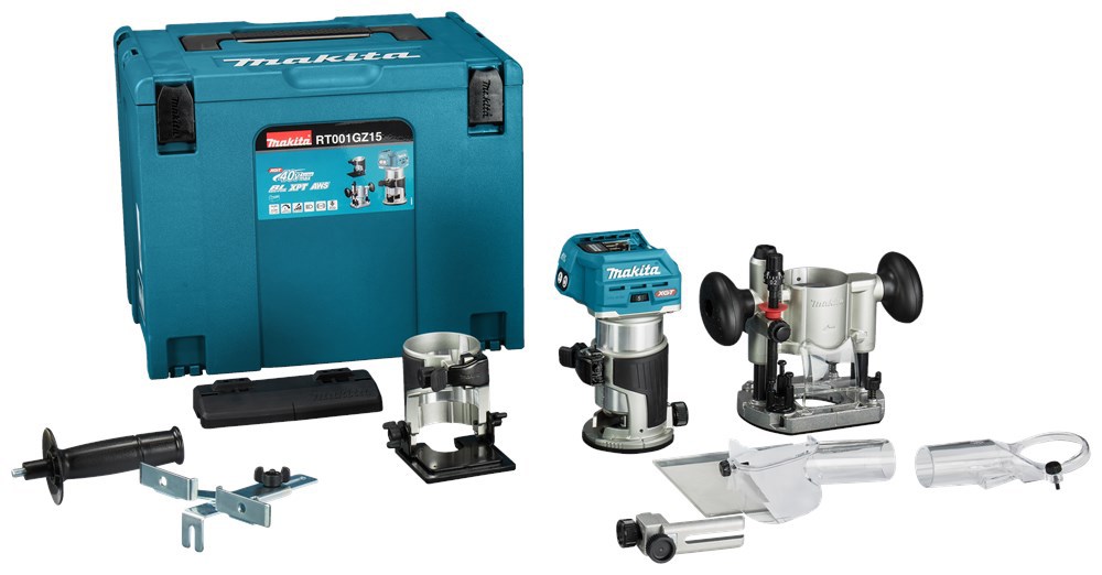 accu boven-/ kantenfreesmachine makita