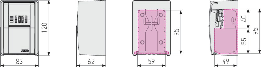 code sleutelkluis abus-8