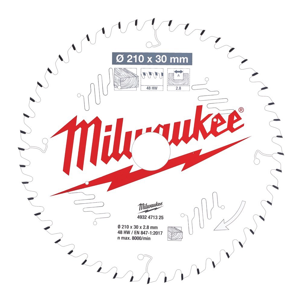 cirkelzaagblad hm milwaukee
