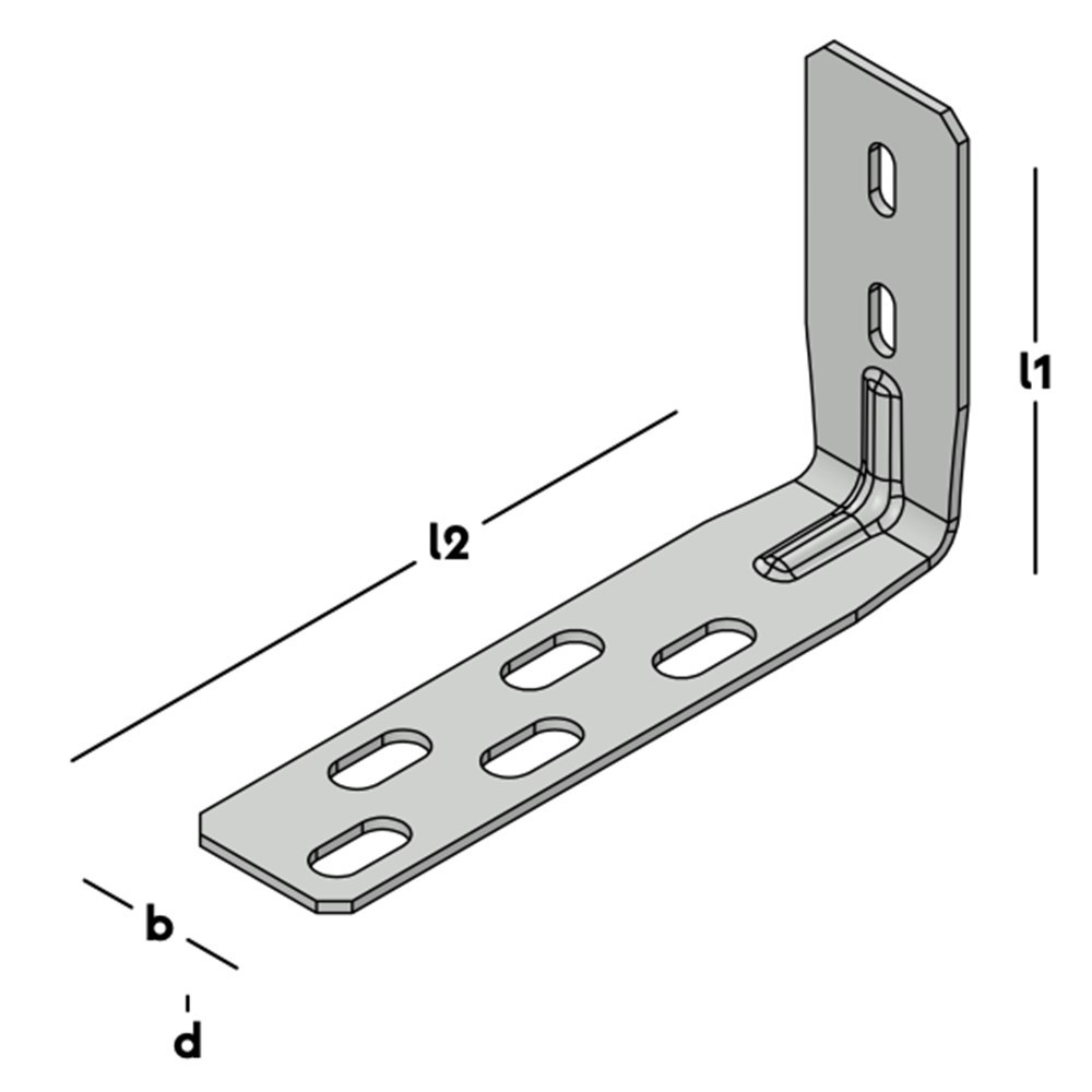 hoekanker met ril sv-4