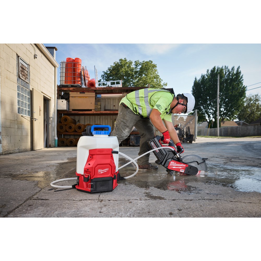 accu basis rugzak drukspuit milwaukee-18