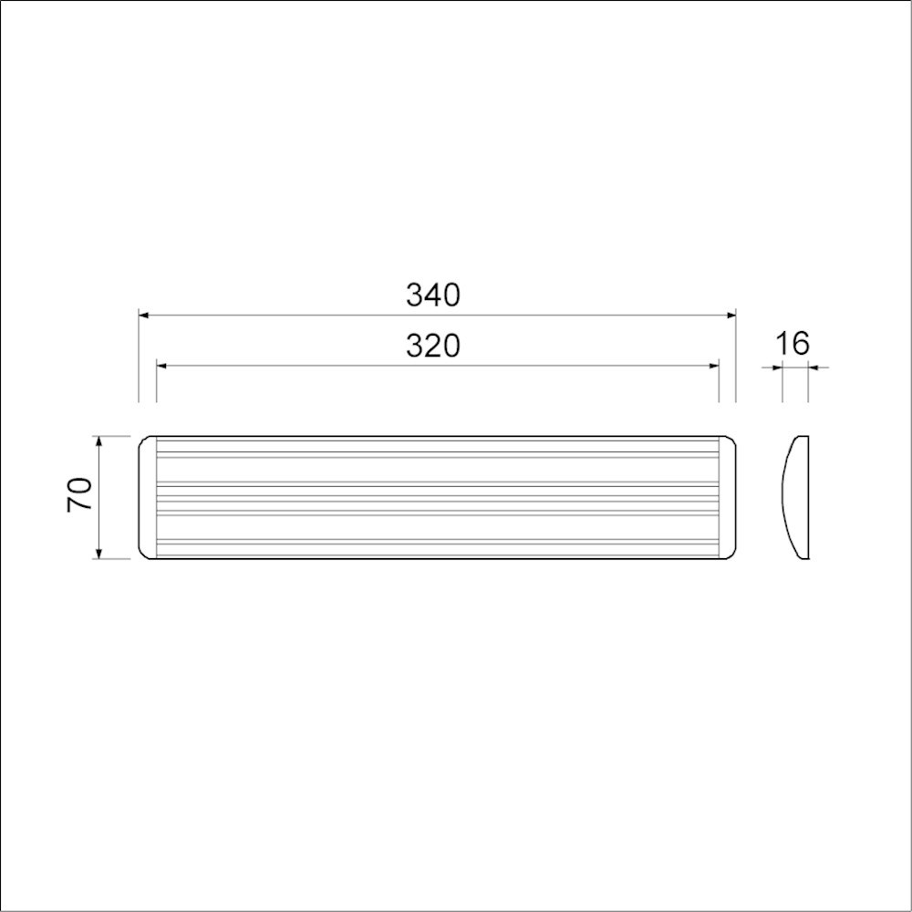 tochtklep aluminium mat zwart ami-3