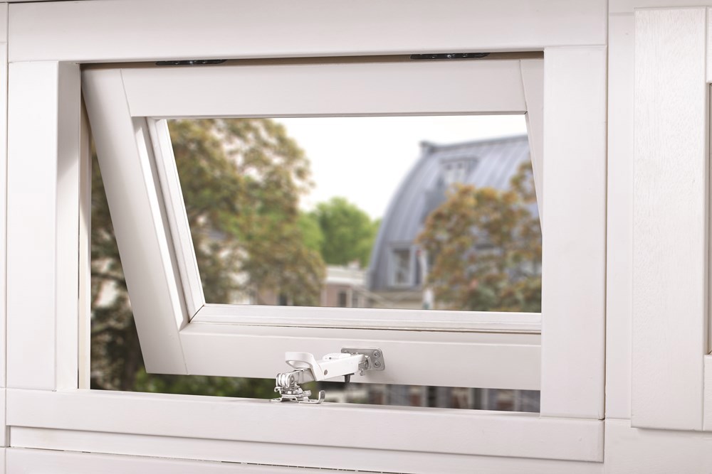 combi-raamuitzetter wit axa-6