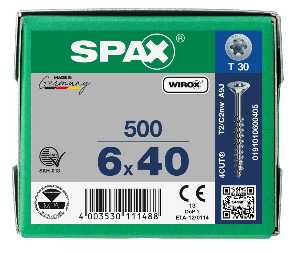 spaanplaatschroef wirox spax-7