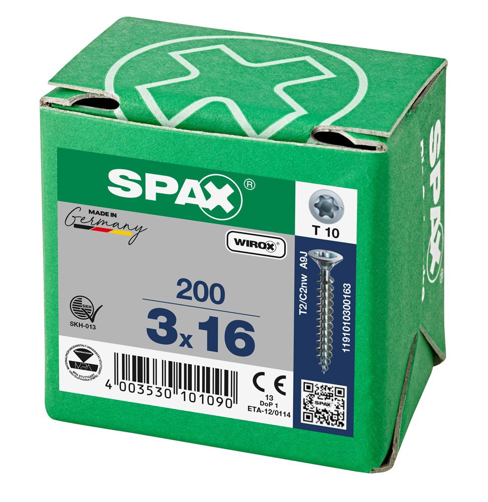 spaanplaatschroef wirox spax-6