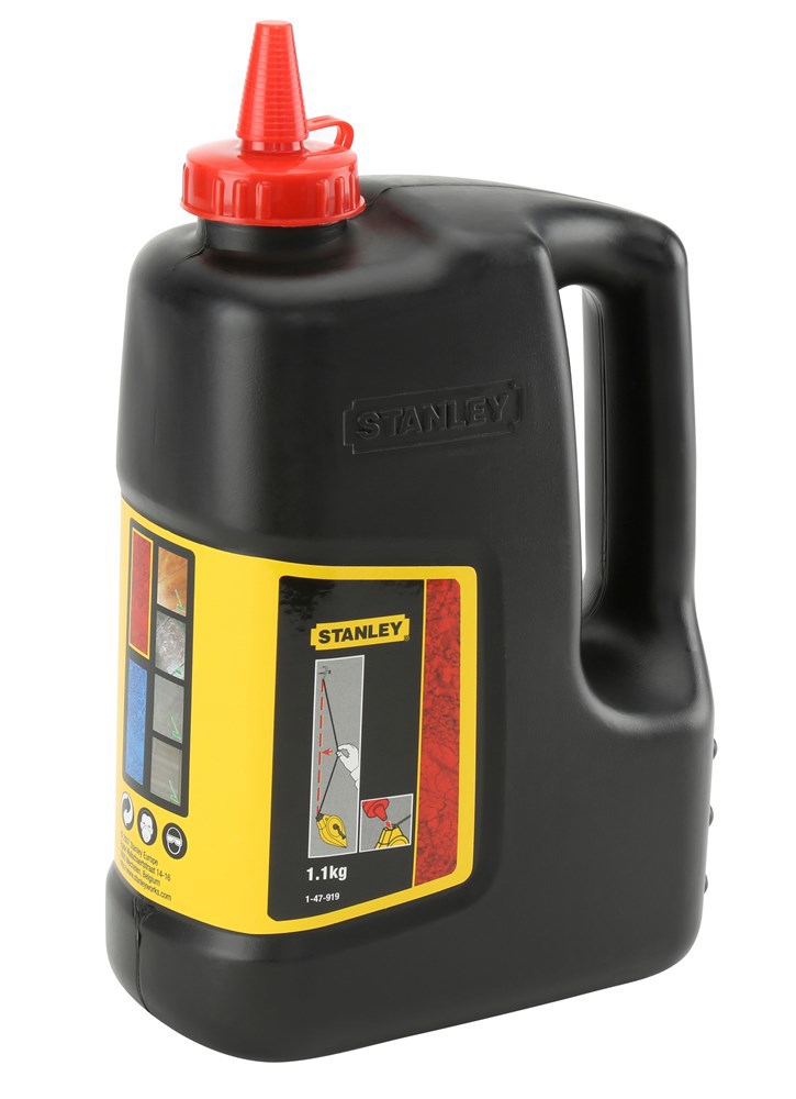 Slaglijnpoeder Stanley - 1.1KG ROOD