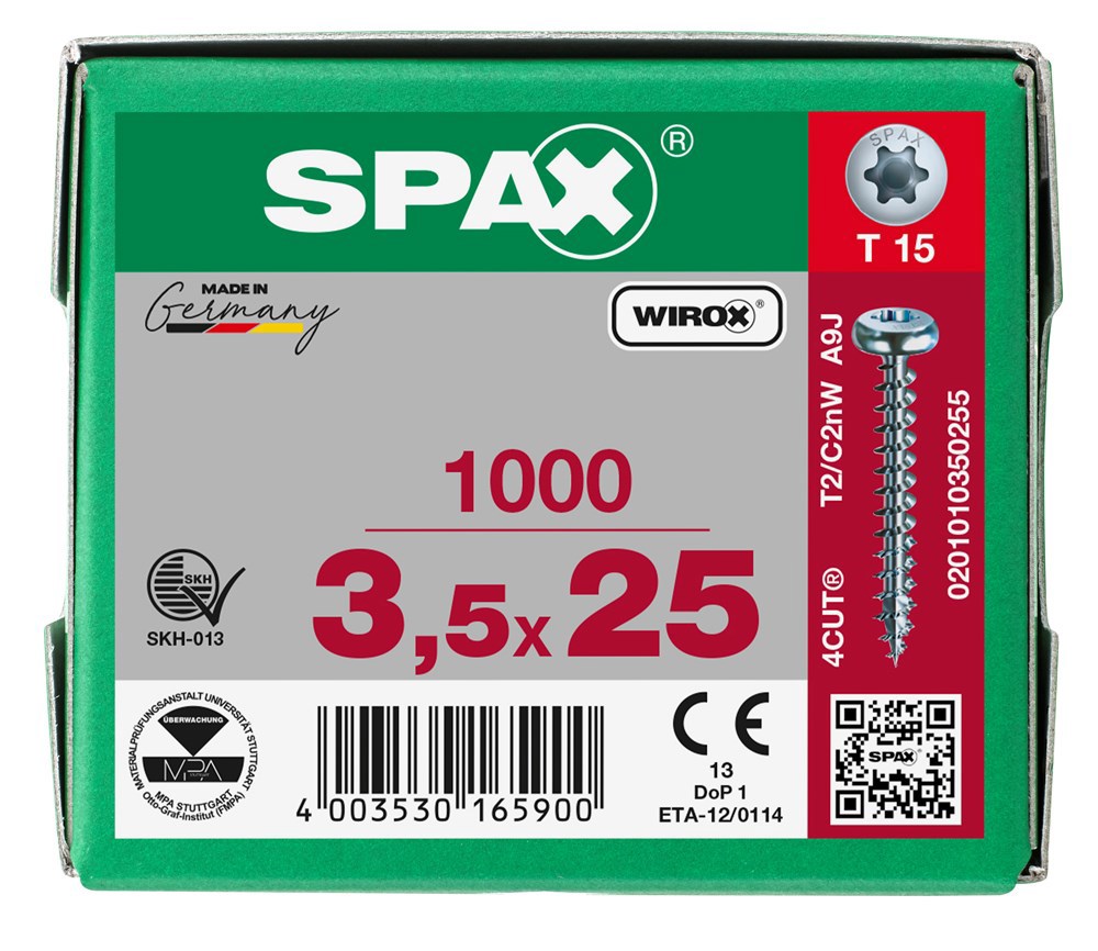 spaanplaatschroef wirox spax-7