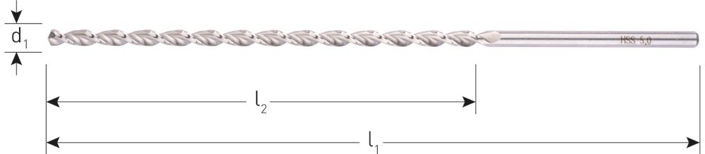 houtspiraalboor hss-g cilindrisch rotec-3