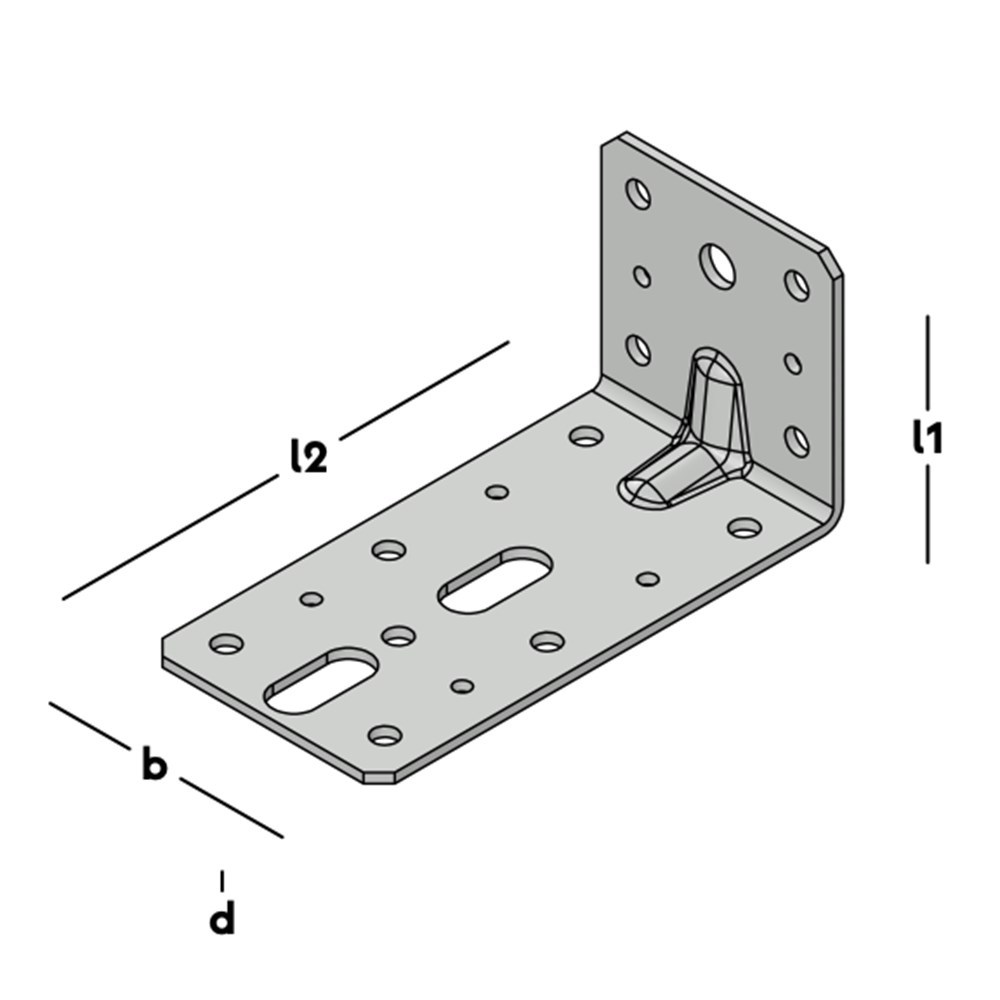 hoekanker met ril sv-3