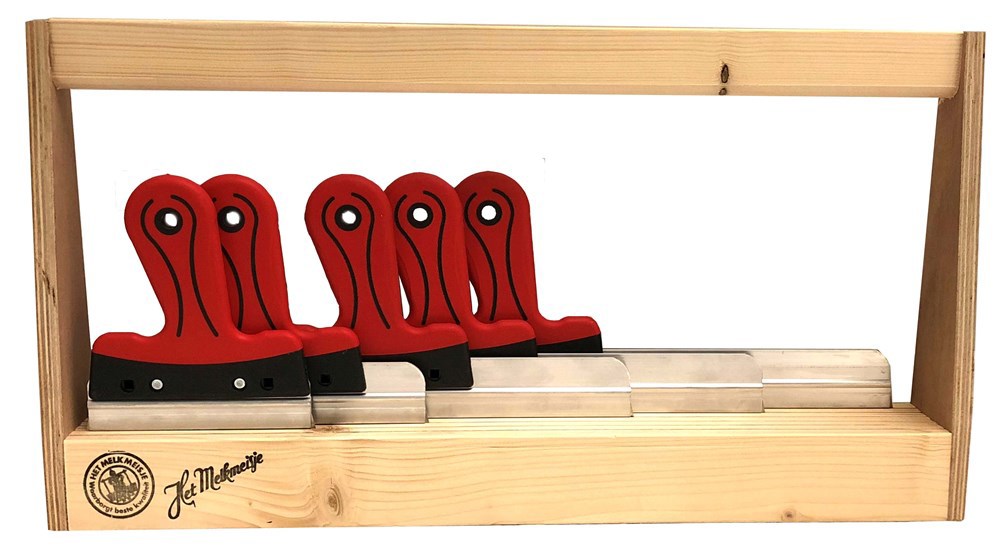 spackmes set rvs het melkmeisje