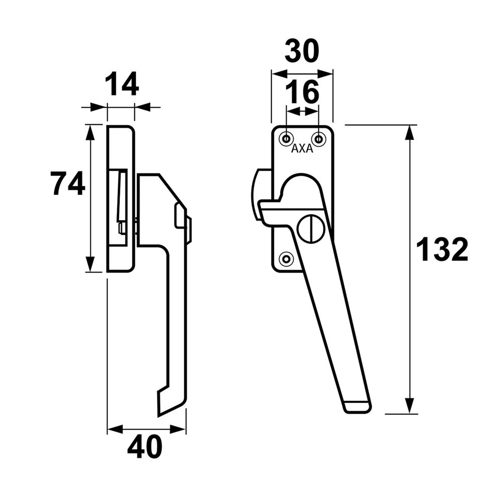 raamsluiting aluminium f1 axa-5