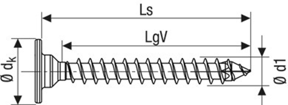 achterwandschroef wirox spax-4