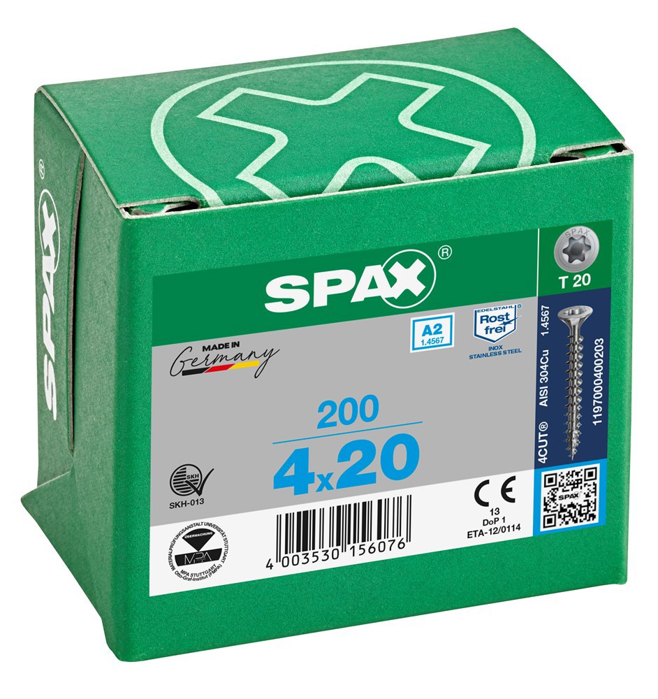 spaanplaatschroef rvs a2 spax-5