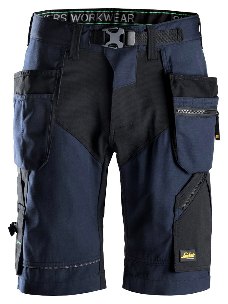 werkbroek+ kort flexiwork snickers-3