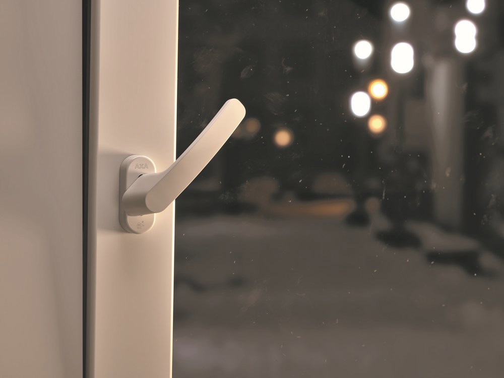 raamkruk recht aluminium wit axa-5