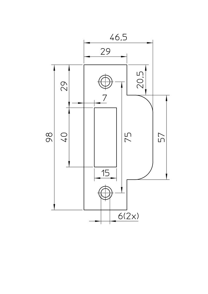 sluitplaat rvs nemef-3