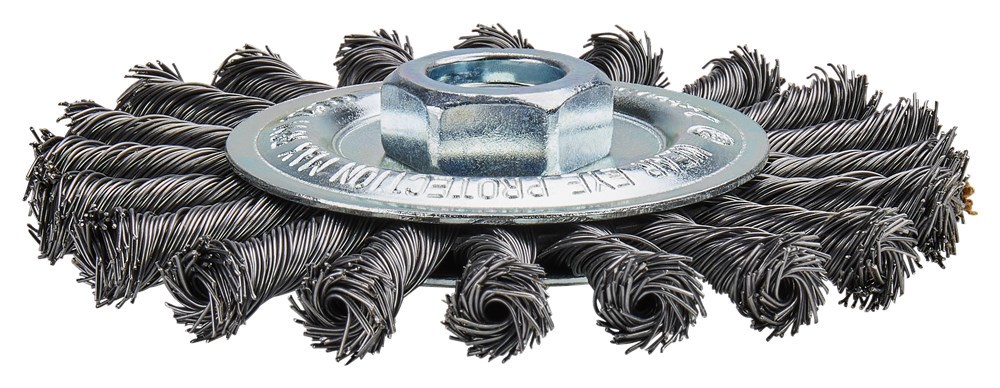 rondborstel staaldraad geknoopt makita