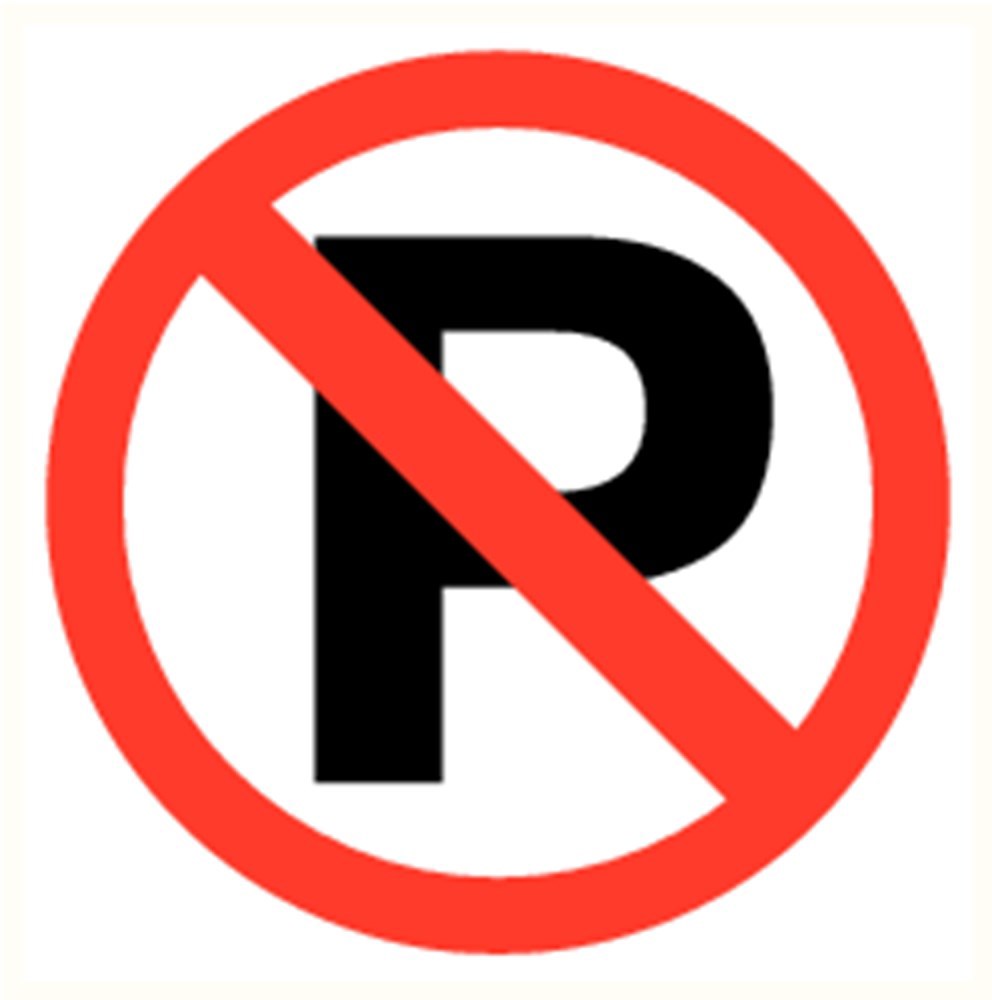 verbodsbord polypropyleen rood/wit