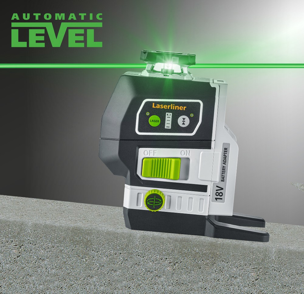 accu kruislijnlaser groen laserliner-10