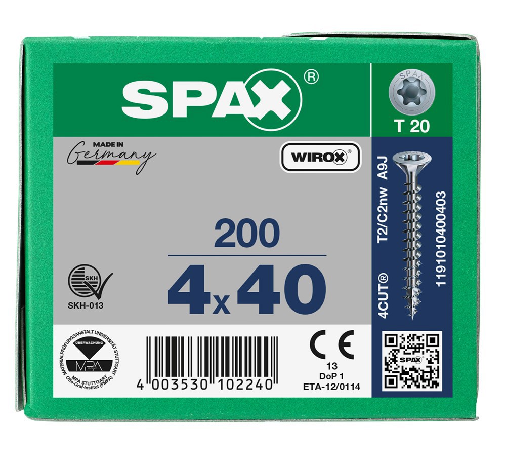 spaanplaatschroef wirox spax-7