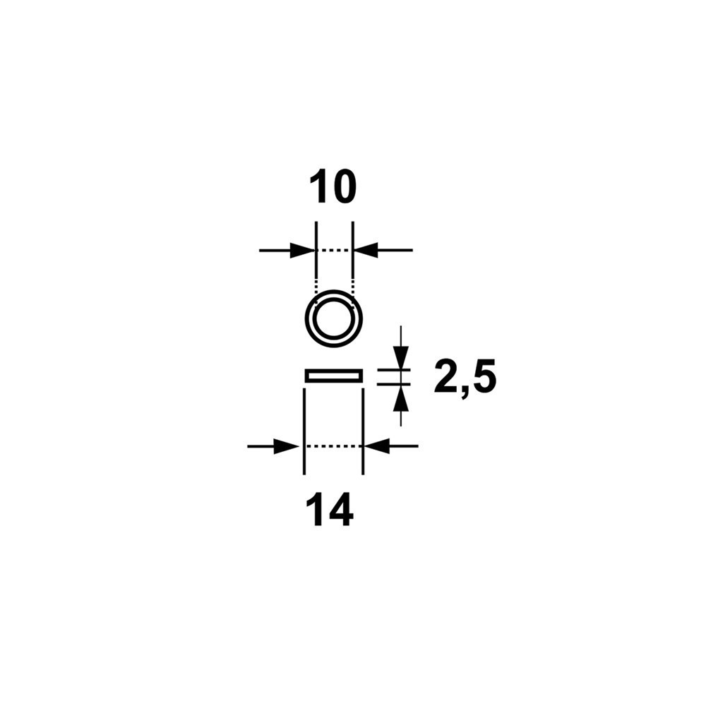 opvulring kunststof zwart axa-3