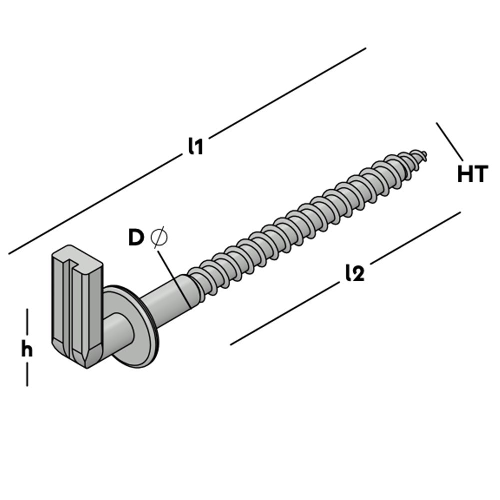 schroefduim houtdraad zwaar wit epw-3