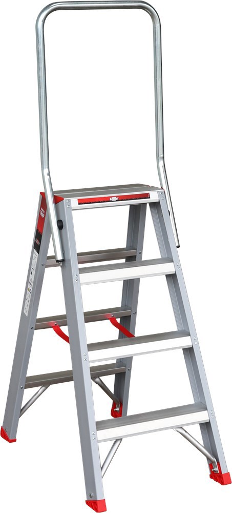 dubbele trap aluminum ongecoat kelfort-3