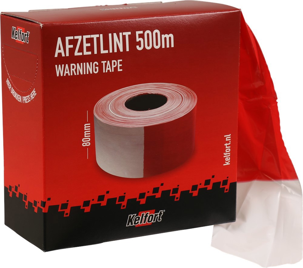 afzetlint rood/wit kelfort-4