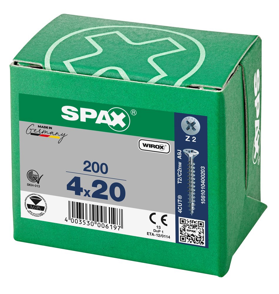 spaanplaatschroef wirox spax-6