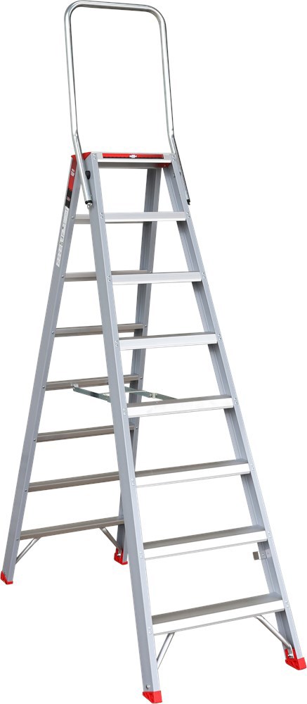 dubbele trap aluminum ongecoat kelfort-3