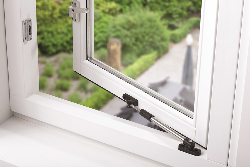 telescoop uitzetter rvs/zwart axa-6