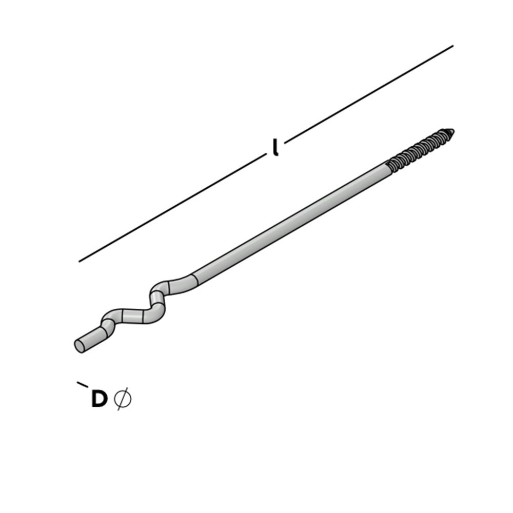 kozijnanker met golfprofiel thvz(vd)-4