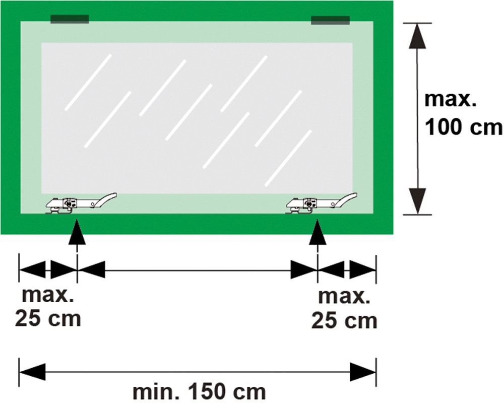 combi-raamuitzetter wit axa-5