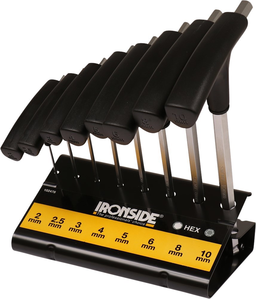 inbussleutelset kogel met rek ironside-4