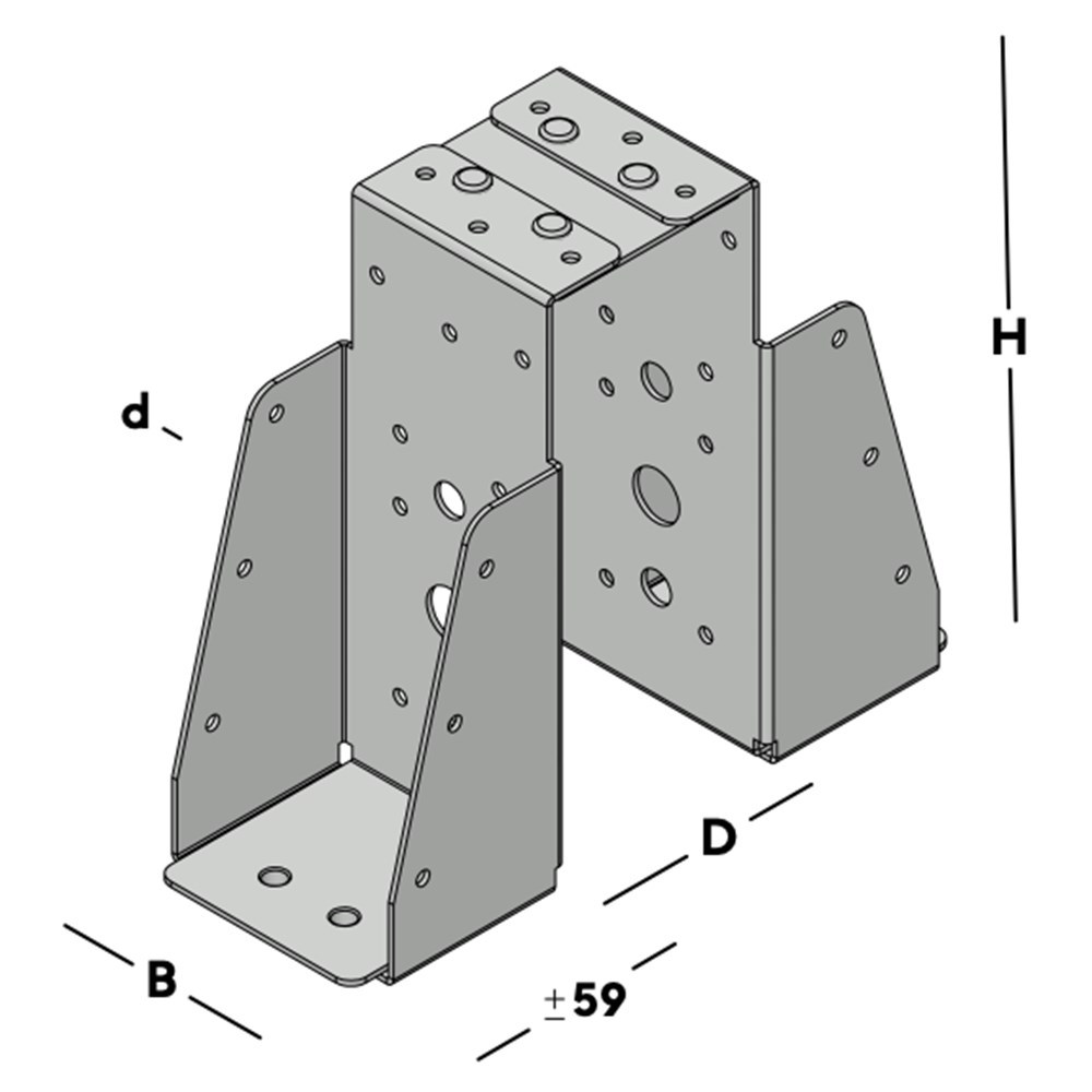 balkdrager gbs dubbel sv-4