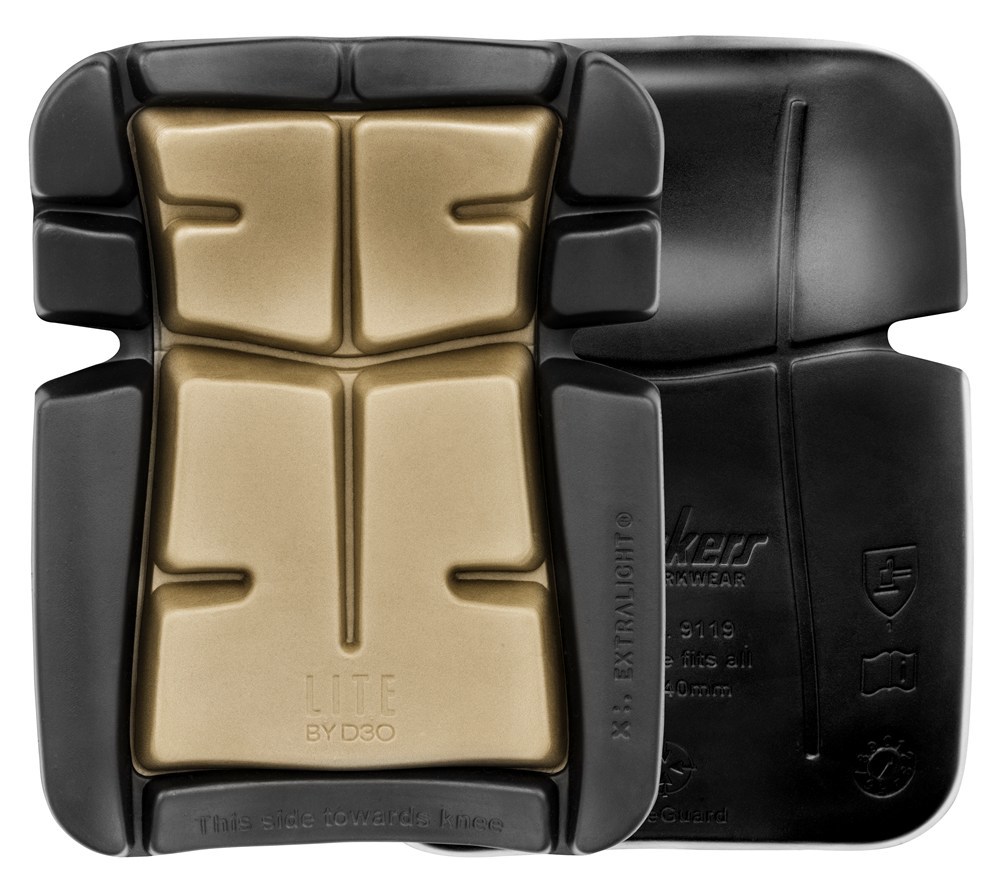 Kniebeschermers Vloerenlegger Snickers - 9119 ZWART/SAND D30 LITE