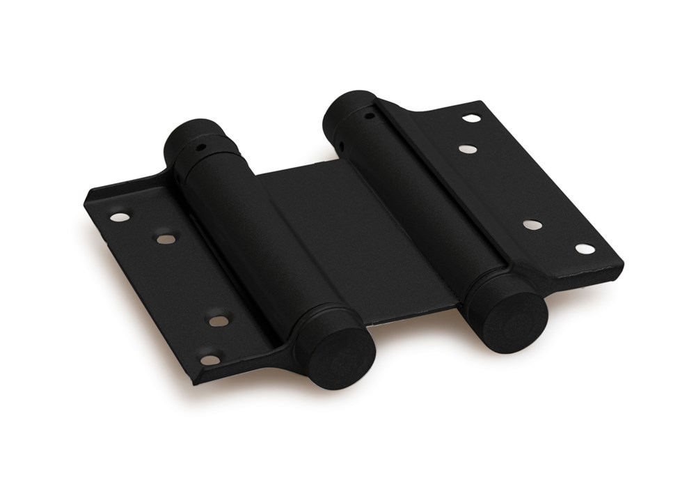 Deurveerscharnier Zwart Gelakt - BOMMER DUBBEL 150MM DD.35-40MM