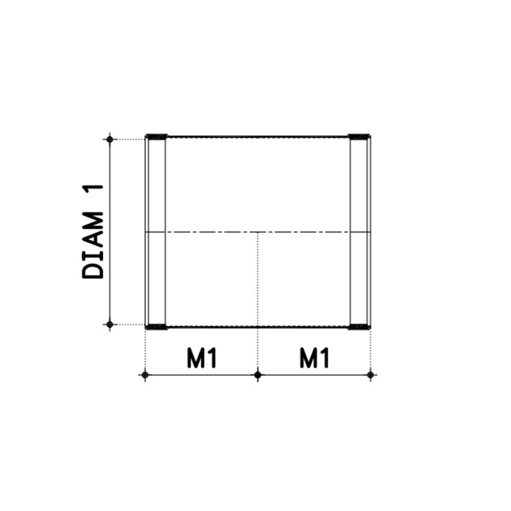 overschuifmof pvc grijs rwa-4
